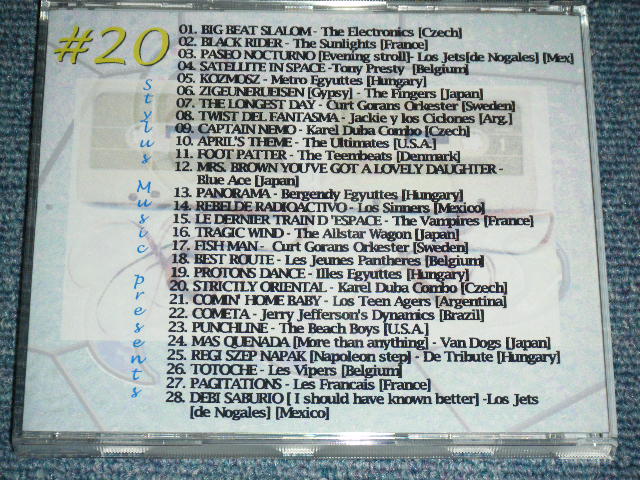 画像: V.A. OMNIBUS - WORLD SERIES VOL.20 : 1960's LONG FORGOTTEN ROCK GUITAR INSTRUMENTALS From Around The World / 2012 EUROPE Limited Press by CD-R BRAND NEW CD-R  