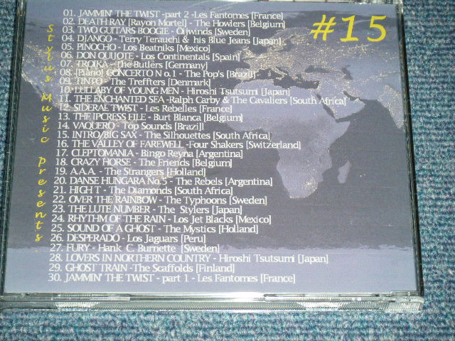 画像: V.A. OMNIBUS - WORLD SERIES VOL.15 : 1960's LONG FORGOTTEN ROCK GUITAR INSTRUMENTALS From Around The World / 2012 EUROPE Limited Press by CD-R BRAND NEW CD-R  