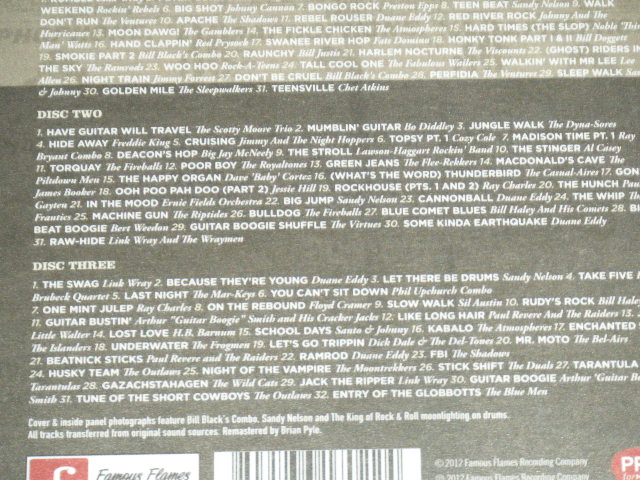 画像: VA -  The BACK BEAT of ROCK AND ROLL  SEMINAL SOUNDS FROM THE INSTRUMENTAL EPOCH... / 2012 EUROPE ORIGINAL Brand  New SEALED 3-CD's 