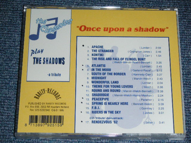 画像: the CLASSICS -  ONCE UPON A SHADOW  / 1995 HOLLAND ORIGINAL Used CD