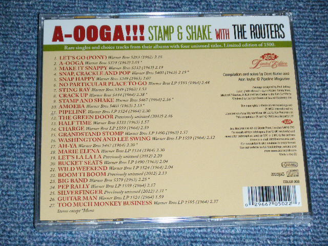 画像: THE ROUTERS -  A OOGA!: STAMP & SHAKE WITH THE ROUTERS : The BEST,The RAREST & The UNRELEASED    / 2012 UK ENGLAND ORIGINAL  BRAND NEW SEALED CD