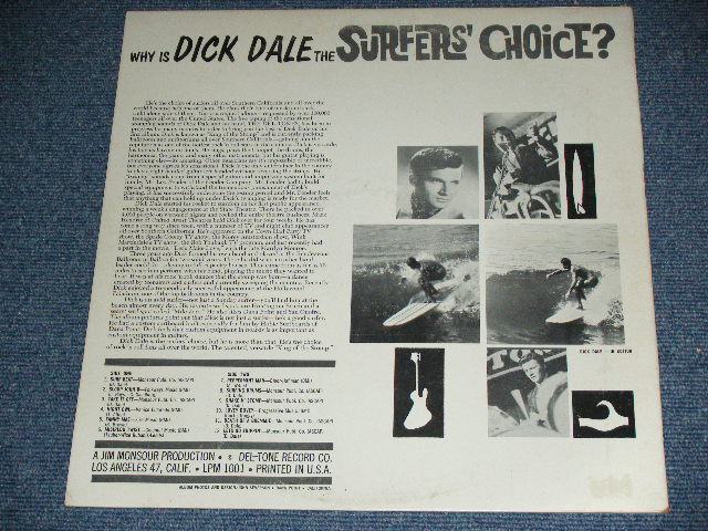 画像: DICK DALE & HIS DEL-TONES - SURFERS' CHOICE ( MINT-/MINT- )  / 1962 US AMERICA ORIGINAL MONO Used LP 