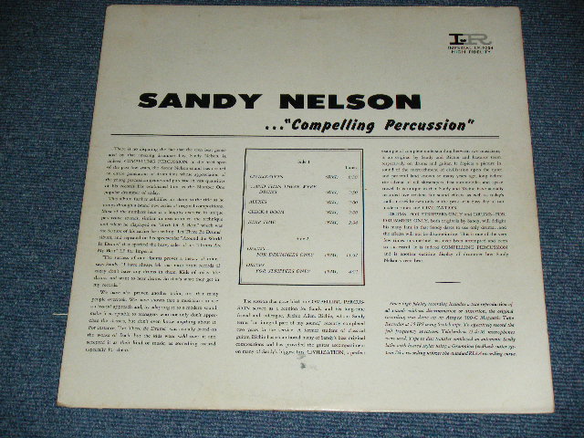 画像: SANDY NELSON -  COMPELLING PERCUSSION ( BLACK with STAR label : Ex++/Ex+ ) / 1962 US AMERICA ORIGINAL MONO Used  LP 