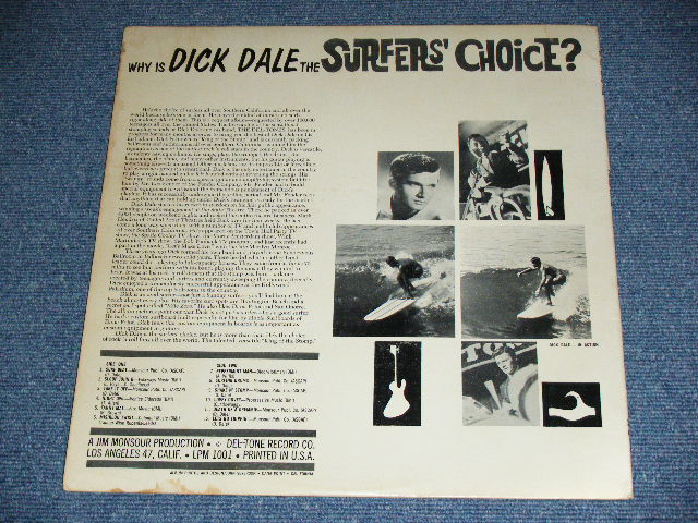 画像: DICK DALE & HIS DEL-TONES - SURFERS' CHOICE ( Ex+/Ex++ )  / 1962 US AMERICA ORIGINAL MONO Used LP 