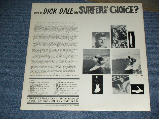 画像: DICK DALE & HIS DEL-TONES - SURFERS' CHOICE ( Ex+++/MINT- B-4:Ex )  / 1962 US AMERICA ORIGINAL MONO Used LP 