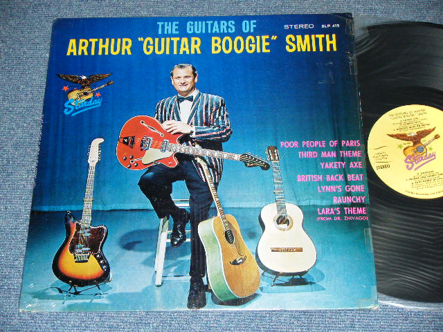 画像1: ARTHUR "Guitar Boggie " SMITH - THE GUITARS OF ARTHUR "Guitar Boggie " SMITH  / 1968 US AMERICA ORIGINAL 2nd Relaese Version Used LP 