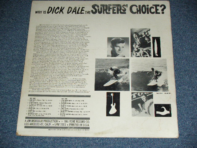 画像: DICK DALE & HIS DEL-TONES - SURFERS' CHOICE ( Ex+/Ex++ )  / 1962 US AMERICA ORIGINAL MONO Used LP 