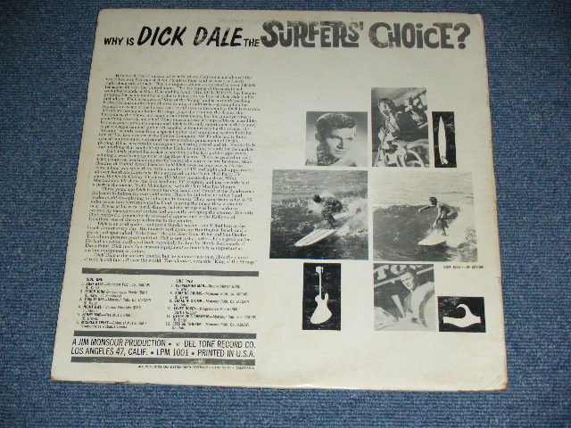 画像: DICK DALE & HIS DEL-TONES - SURFERS' CHOICE (VG+++/Ex- )  / 1962 US AMERICA ORIGINAL MONO Used LP 