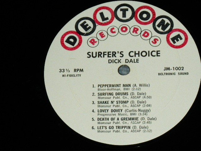 画像: DICK DALE & HIS DEL-TONES - SURFERS' CHOICE ( MINT-/MINT- )  / 1962 US AMERICA ORIGINAL MONO Used LP 