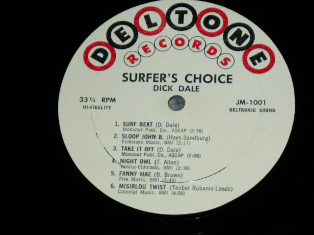 画像: DICK DALE & HIS DEL-TONES - SURFERS' CHOICE ( MINT-/MINT- )  / 1962 US AMERICA ORIGINAL MONO Used LP 