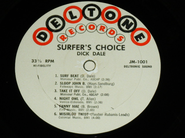 画像: DICK DALE & HIS DEL-TONES - SURFERS' CHOICE ( Ex+/Ex++ )  / 1962 US AMERICA ORIGINAL MONO Used LP 