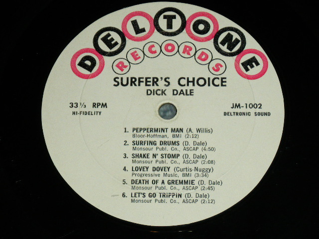 画像: DICK DALE & HIS DEL-TONES - SURFERS' CHOICE (VG+++/Ex- )  / 1962 US AMERICA ORIGINAL MONO Used LP 