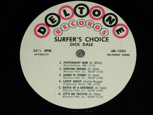 画像: DICK DALE & HIS DEL-TONES - SURFERS' CHOICE (VG+++/Ex- )  / 1962 US AMERICA ORIGINAL MONO Used LP 