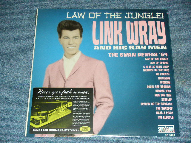 画像1: LINK WRAY and The RAY MEN - LAW OF THE JUNGLE / 2005 US AMEWRICA REISSUE 180 Gram Heavy Weight Brane New SEALED MONO LP 