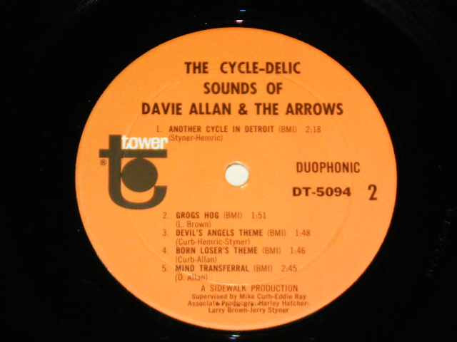 画像: DAVIE ALLAN & The ARROWS - THE CYCLE-DELIC SOUNDS OF  /  1968US AMERICA STEREO Used LP 