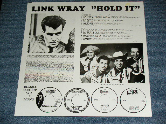 画像: LINK WRAY - HOLD IT / 1998? EUROPE EU Brand New MONO LP