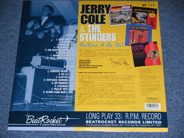 画像: JERRY COLE and The STINGERS - GUITAR'S A GO-GO! /  2000 US Limited 180 Gram HEAVY Weight Brand New SEALED  LP