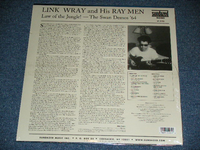 画像: LINK WRAY and The RAY MEN - LAW OF THE JUNGLE / 2005 US AMEWRICA REISSUE 180 Gram Heavy Weight Brane New SEALED MONO LP 