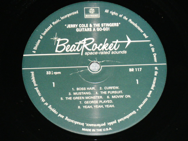 画像: JERRY COLE and The STINGERS - GUITAR'S A GO-GO! /  2000 US Limited 180 Gram HEAVY Weight Used LP