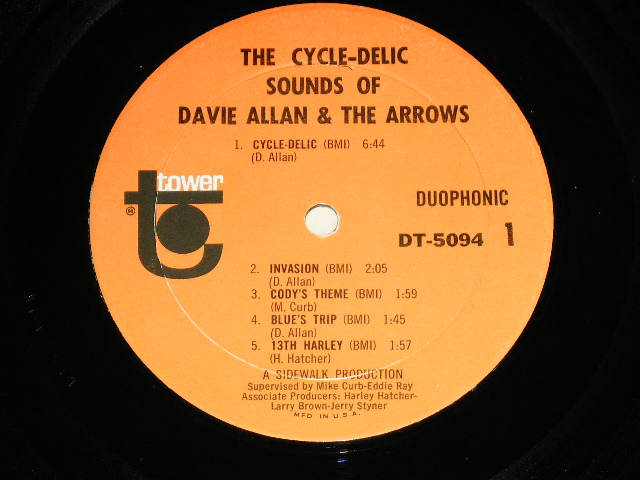 画像: DAVIE ALLAN & The ARROWS - THE CYCLE-DELIC SOUNDS OF  /  1968US AMERICA STEREO Used LP 