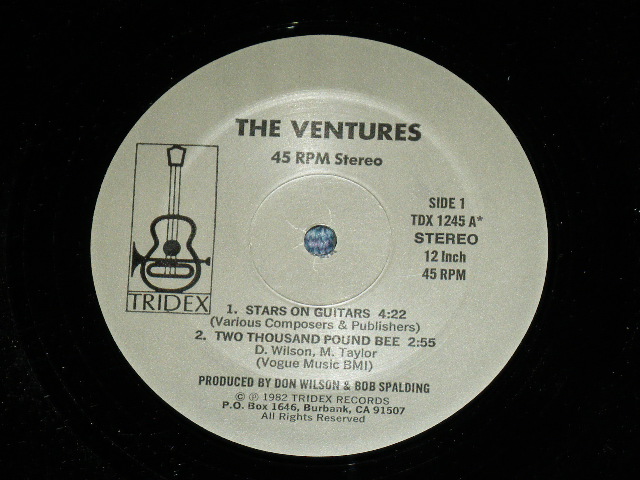 画像: THE VENTURES - STARS ON GUITARS ( PICTURES on BACK Jacket ) / 1982 US ORIGINAL Used 12inch 