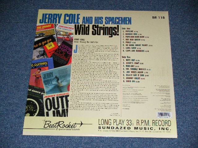 画像: JERRY COLE and His SPACEMEN - WILD STRINGS!  /  2001 US Limited 180 Gram HEAVY Weight Brand New SEALED  LP