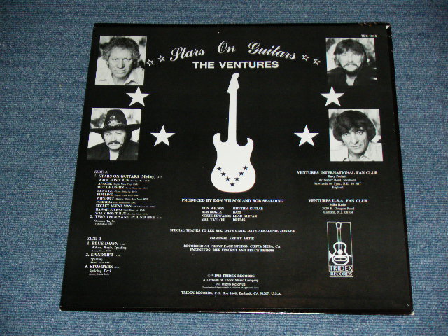 画像: THE VENTURES - STARS ON GUITARS ( PICTURES on BACK Jacket ) / 1982 US ORIGINAL Used 12inch 