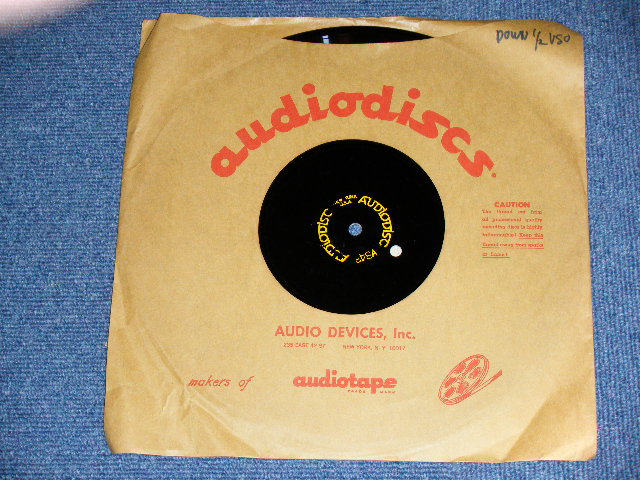 画像: THE SHANNONS ( Produced by MEL TAYLOR of THE VENTURES ) - SO THIS IS LOVE ( "2-12-69" credit version :  Ex+++ )  / 1969 US ORIGINAL One Sided TEST PRESS for   ACETATE  10" Single 