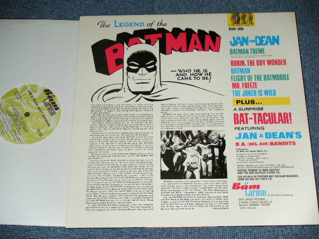 画像: JAN & DEAN -  MEET BATMAN  / 1987 UK ENGLAND  REISSUE Used LP