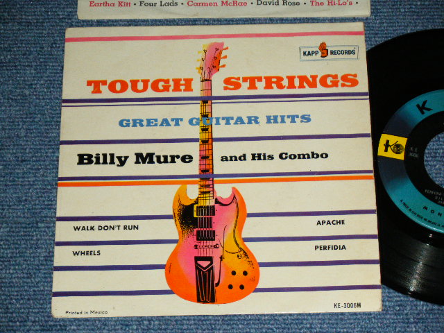画像1: BILLY MURE - TOUGH STRINGS  ( Ex+/Ex+ )  / 1961 MEXICO  ORIGINAL Used 7" EP  With Picture Sleeve