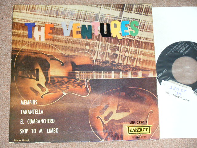 画像1: THE VENTURES - MEMPHIS (With TRANTELLA) ( Ex/Ex++ )  / 1963 SPAIN Original 7" EP With PICTURE SLEEVE 