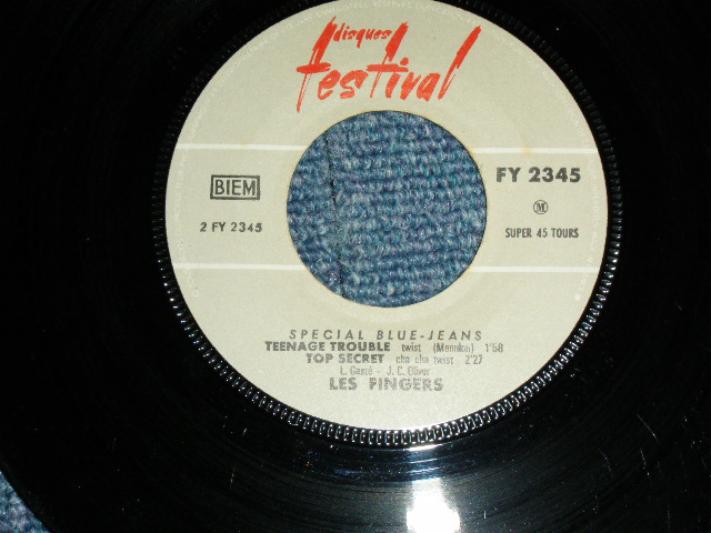 画像: LES FINGERS -  SPECIAL BLUE-JEANS ( Ex+,Ex-/Ex )  / 1960's FRANCE FRENCH ORIGINAL Used 7" EP  With Picture Sleeve