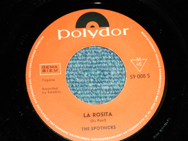 画像: SPOTNICKS, The -  KU'DAMM PROMRNADE / 1964 WEST-GERMANY GERMAN  ORIGINAL Used 7" Single   