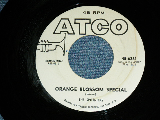 画像1: SPOTNICKS, The -  ORANGE BLOSSOM SPECIAL : HAVA NAGILA  / 1960s US  ORIGINAL White Label Promo 7" Single