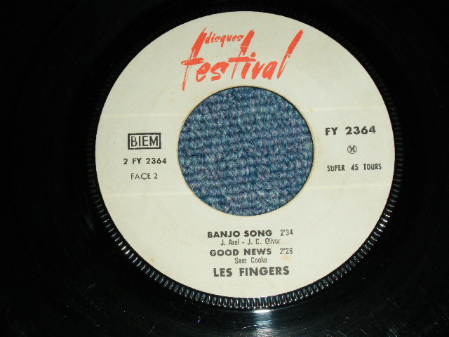 画像: LES FINGERS -  GRAND PRIX PUBLIC MILLESIME 1964 : A PRESENT TU T'EN ALLER  ( Ex/Ex- )  / 1960's FRANCE FRENCH ORIGINAL Used 7" EP  With Picture Sleeve
