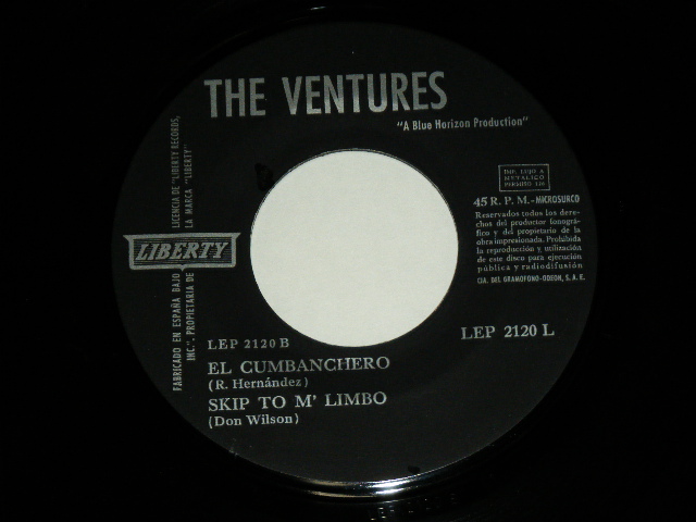 画像: THE VENTURES - MEMPHIS (With TRANTELLA) ( Ex/Ex++ )  / 1963 SPAIN Original 7" EP With PICTURE SLEEVE 