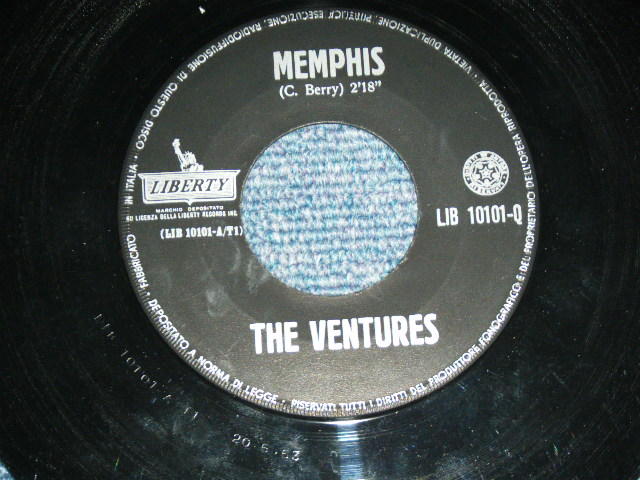 画像: THE VENTURES - A) MEMPHIS / B) TRANTELLA ( Ex+/Ex+++ )   / 1960s ITALY  Original 7" Single With PICTURE SLEEVE 