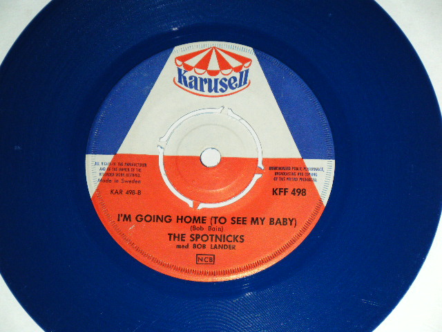 画像: SPOTNICKS, The -  AMAPOLA : I'M GOING HOME / 1960s SWEDEN ORIGINAL Blue Wacx Vinyl Used 7" Single  with PICTURE SLEEVE 