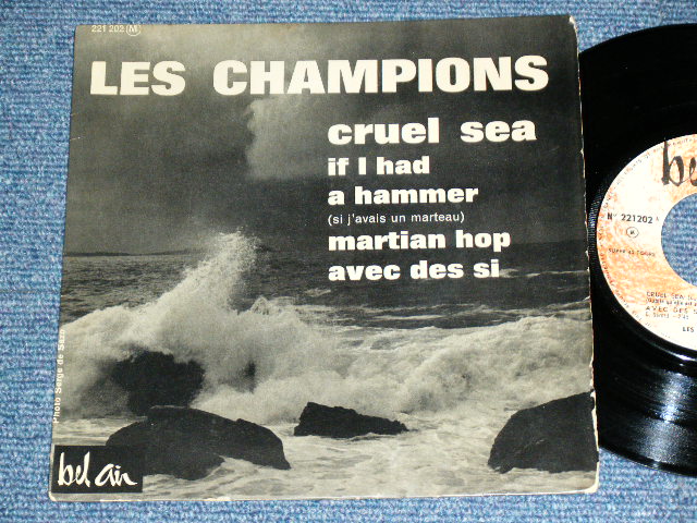 画像1: LES CHAMPIONS - CRUEL SEA ( Ex++/Ex++ )  / 1960's FRANCE FRENCH ORIGINAL Used 7" EP  With Picture Sleeve