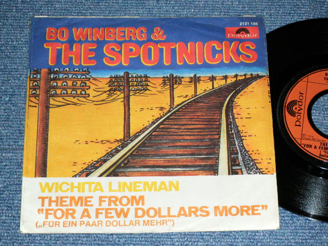 画像1: BO WINBERG and The SPOTNICKS, The - WICHITA LINEMAN (Ex-/Ex+++ )  / 1973 WEST-GERMANY GERMAN  ORIGINAL Used 7" Single  with PICTURE SLEEVE 