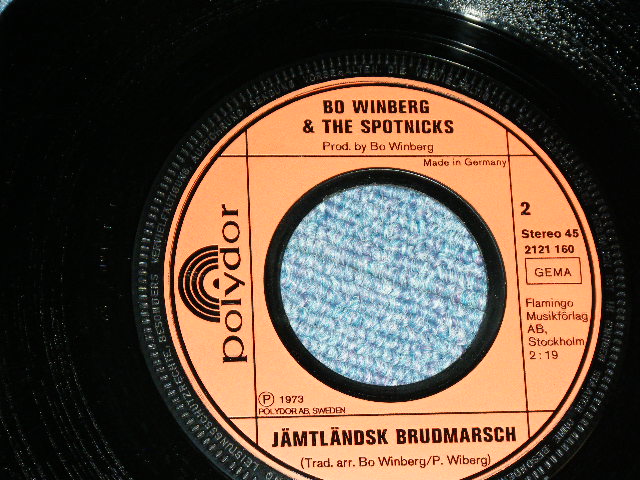 画像: BO WINBERG and The SPOTNICKS, The - IF I WERE A CARPENTER  (Ex-/Ex+++ )  / 1973 WEST-GERMANY GERMAN  ORIGINAL Used 7" Single  with PICTURE SLEEVE 