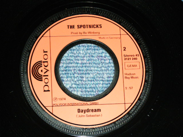 画像: SPOTNICKS, The - MAPLE LEAF RAG  (Ex++/MINT-  )  / 1974 WEST-GERMANY GERMAN  ORIGINAL Used 7" Single  with PICTURE SLEEVE 