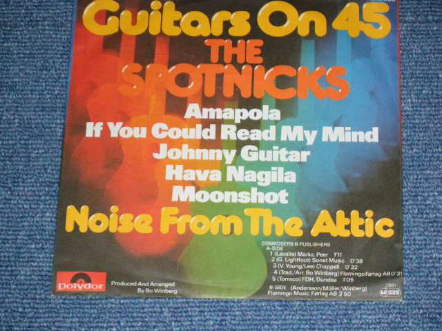 画像: SPOTNICKS, The -  GUITARS ON 45  ( Ex+++/MINT-  )  / 1981  WEST-GERMANY GERMAN   Used 7" Single  with PICTURE SLEEVE 