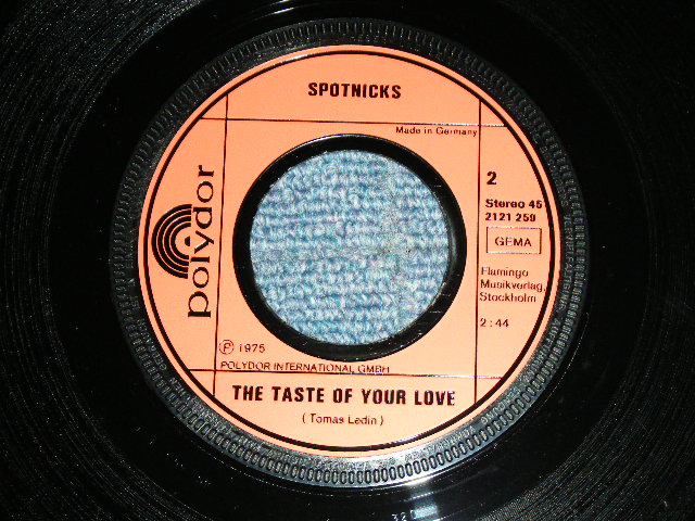 画像: SPOTNICKS, The - LOVE SAID GOODBYE   (Ex++/MINT- )  / 1975 WEST-GERMANY GERMAN  ORIGINAL Used 7" Single  with PICTURE SLEEVE 