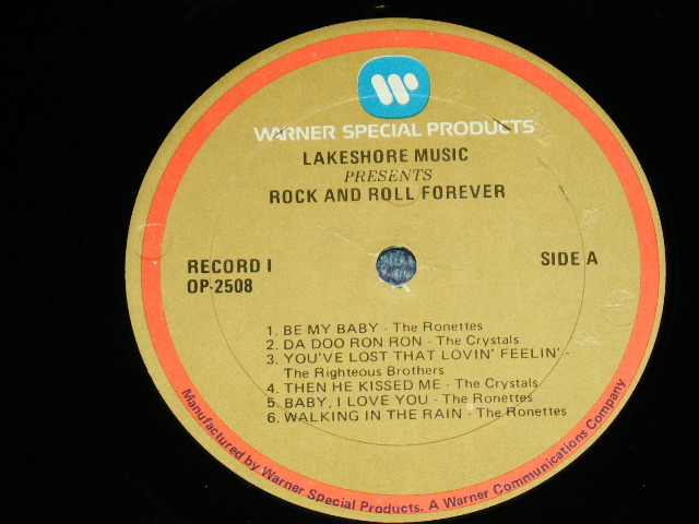 画像: v.a. OMNIBUS ( RONETTES+CRYSTALS+DARLENE LOVE+BOB B SOXX & The BLUE JEANS +TEDDY BEARS +IKE & TINA TURNER More ) - ROCK & ROLL FOREVER  ( Ex/Ex+++ ) / 1977 US OTIGINAL "MAIL ORDER Release " Used 2-LP 