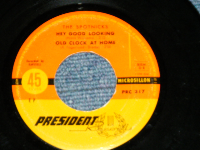 画像: SPOTNICKS, The - HEY GOOD LOOKING (EP) ( Ex+,Ex/Ex+ ) / 1960's FRANCE FRENCH  ORIGINAL Used 7" EP  with PICTURE SLEEVE 