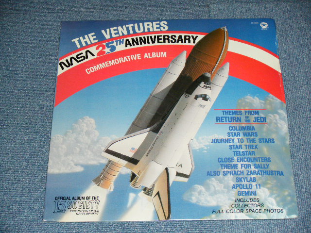 画像1: The VENTURES - NASA 25TH ANNIVERSARY  / 1984 US AMERICA REISSUE "CLEAR WAX VINYL" Brand New SEALED P 