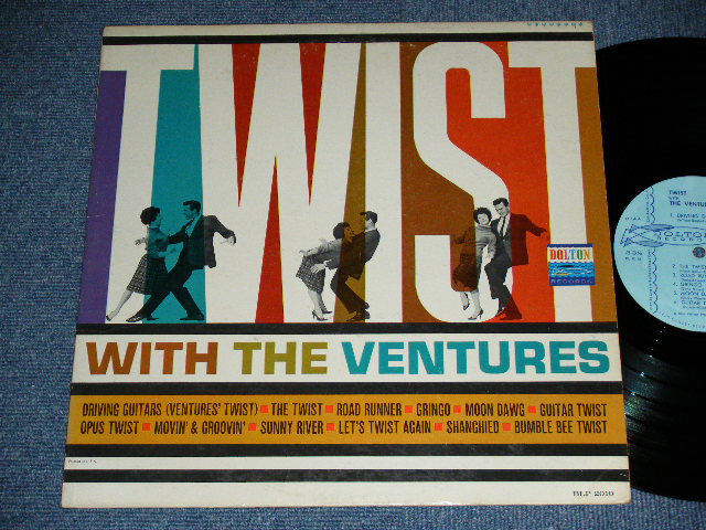 画像1: THE VENTURES - TWIST WITH THE VENTURES ( LIGHT BLUE  Label : Matrix Number 1G/1H : Ex+/Ex++ Looks:Ex+) / 1962 US ORIGINAL RELEASE VERSION MONO Used  LP 