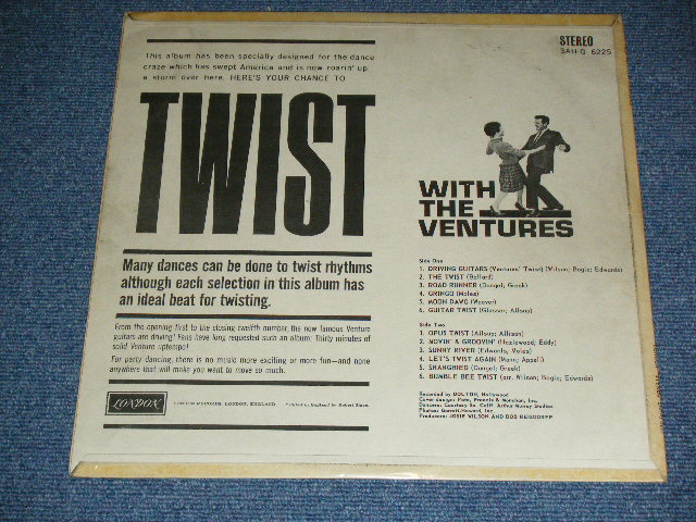 画像: THE VENTURES - TWIST WITH THE VENTURES  / 1962 UK ENGLAND ORIGINAL STEREO  Used  LP 