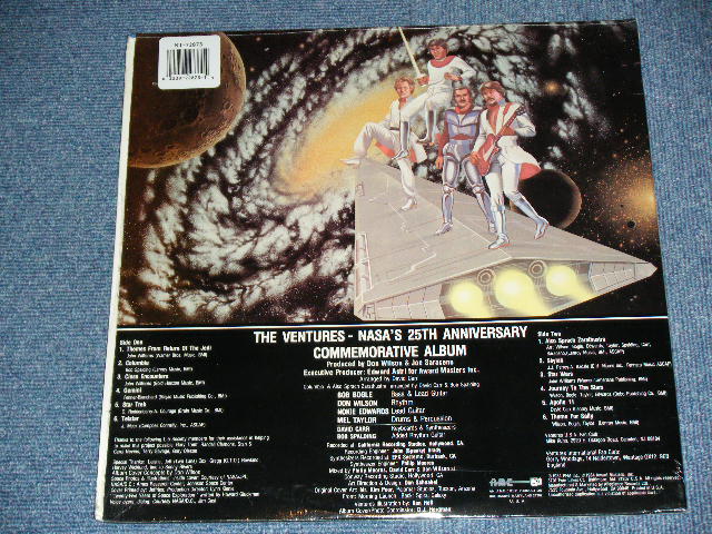 画像: The VENTURES - NASA 25TH ANNIVERSARY  / 1984 US AMERICA REISSUE "CLEAR WAX VINYL" Brand New SEALED P 